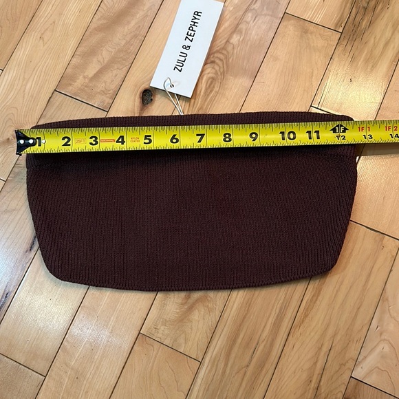 NWT Zulu & Zephyr Ribbed Knit Bandeau - Picture 6 of 8